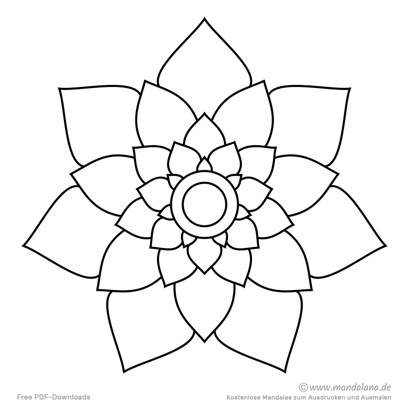 Kostenlos mandalas zum ausdrucken Mandalas zum